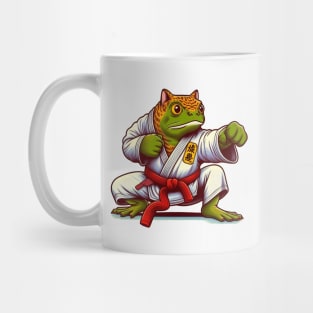 Tiger frog karate Mug